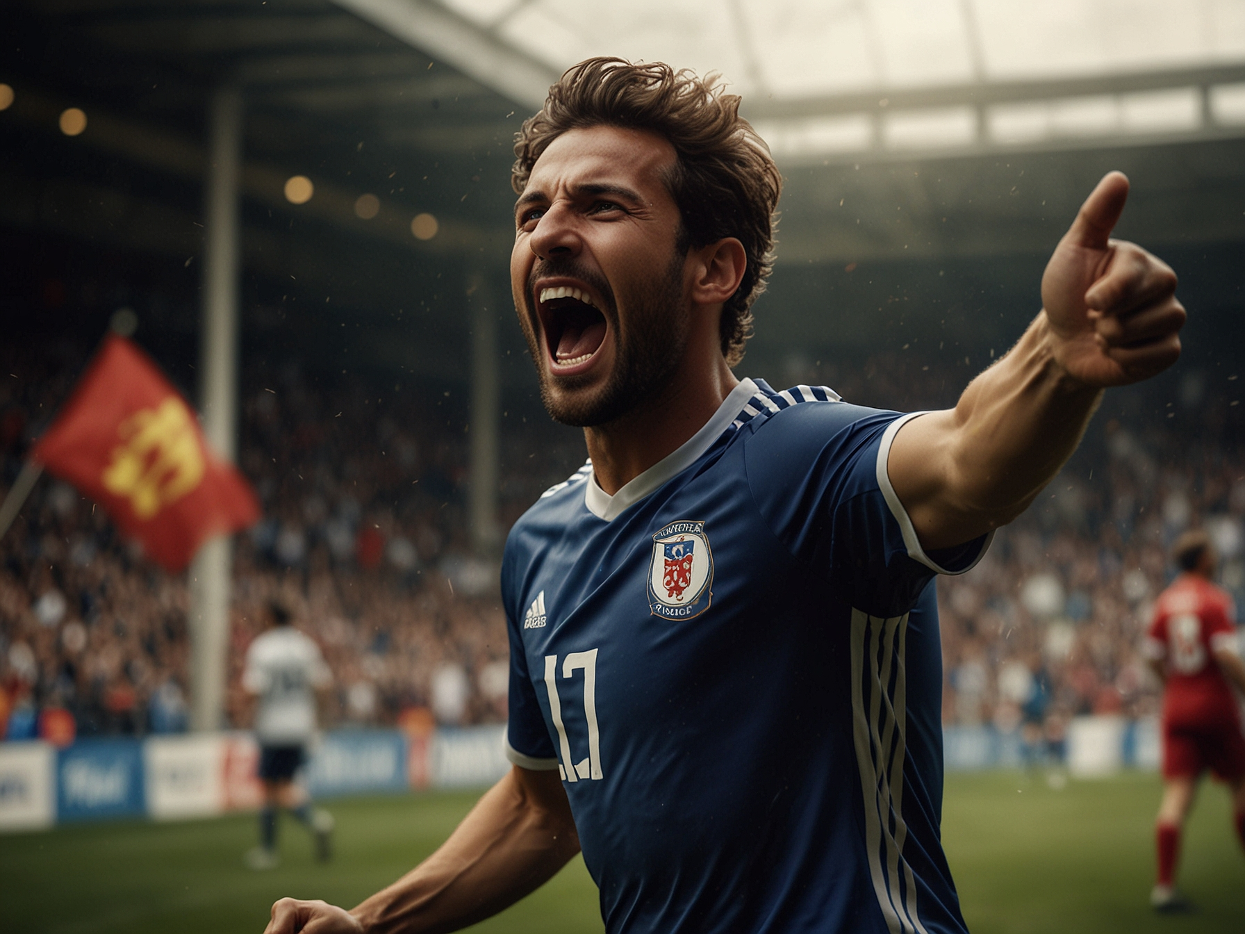 Jugador celebrando victoria en apuestas deportivas